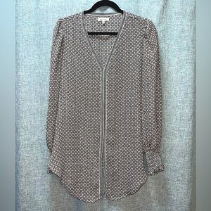 Women's Max Studio Printed Long Sleeve Blouse – Size Medium – Like New